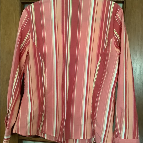 GH Bass & Co. women’s long sleeve stretch blouse size large - Picture 2 of 6